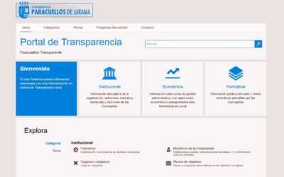 El Ayuntamiento de Paracuellos de Jarama abres su Portal de Transparencia
