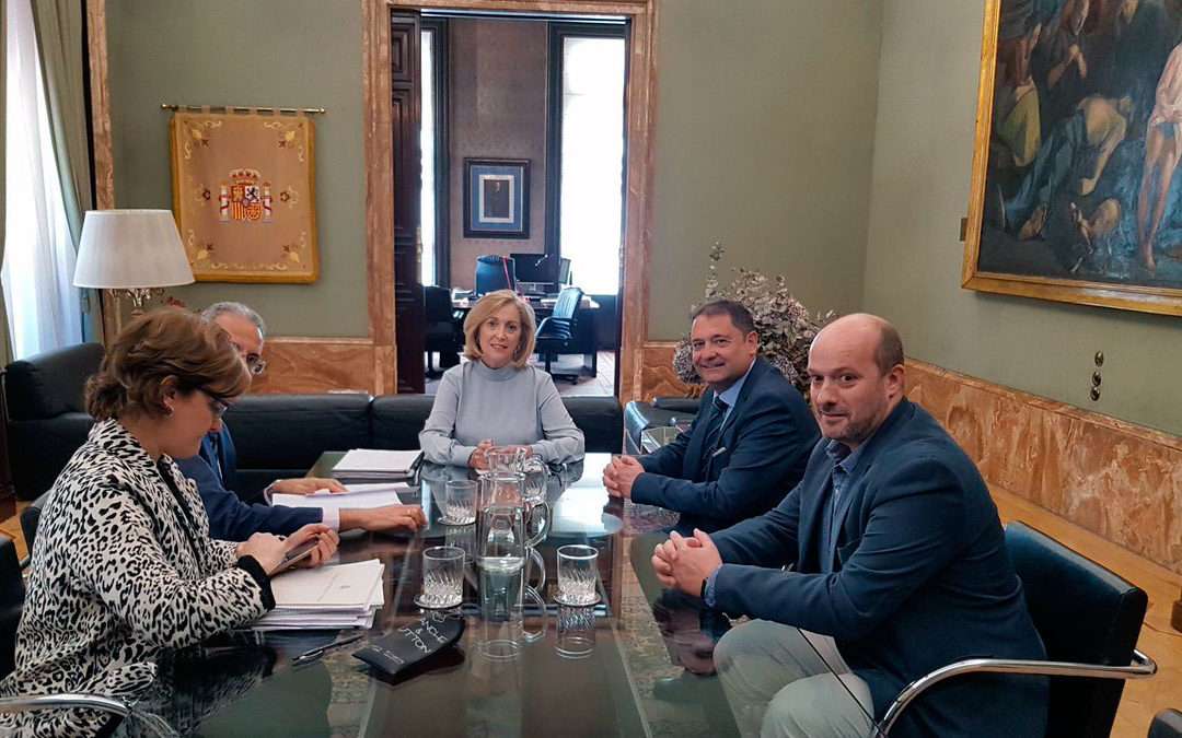 Reunión del alcalde y concejal de Seguridad de Paracuellos con la Delegada de Gobierno, Concepción Dancausa
