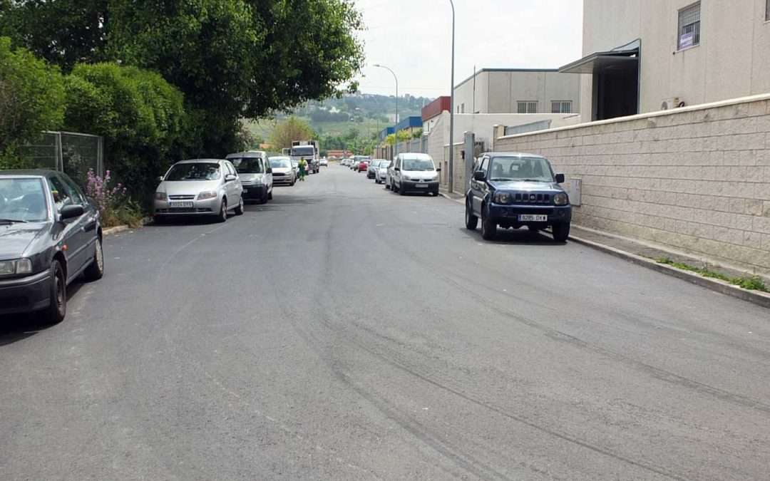 Asfaltado del polígono Industrial de Paracuellos