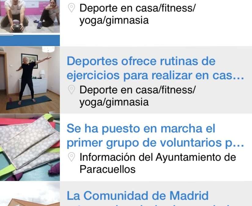 Localización de empresas e información clasificada y ordenada