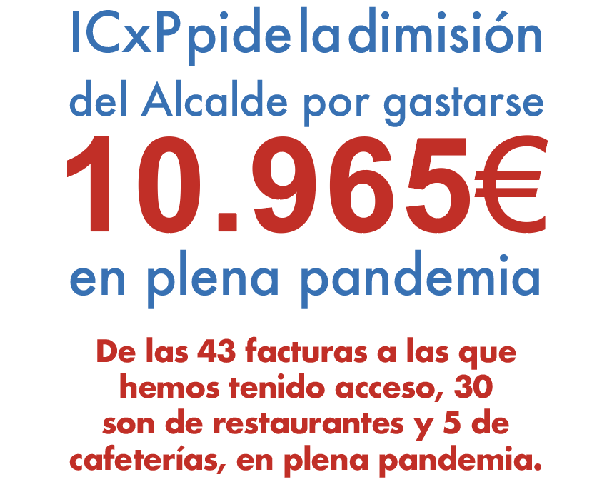ICxP pide la dimisión del Alcalde