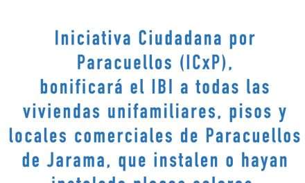 ICxP bonificará el IBI por la instalación de placas solares en Paracuellos